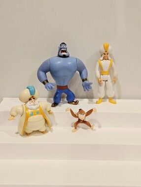 Vintage 90's Disney Aladdin Figure Set